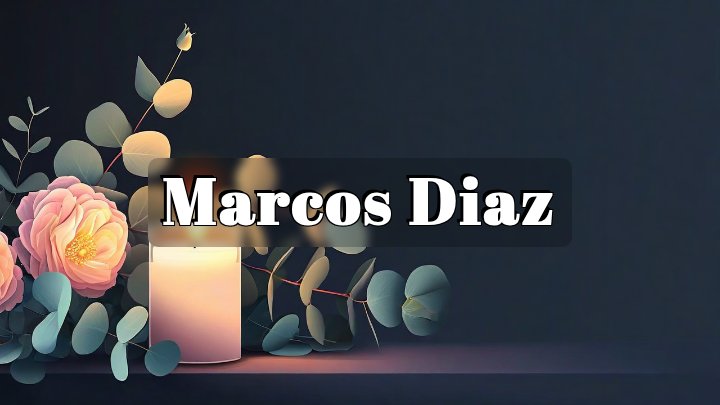Marcos Diaz, Kearny, NJ
