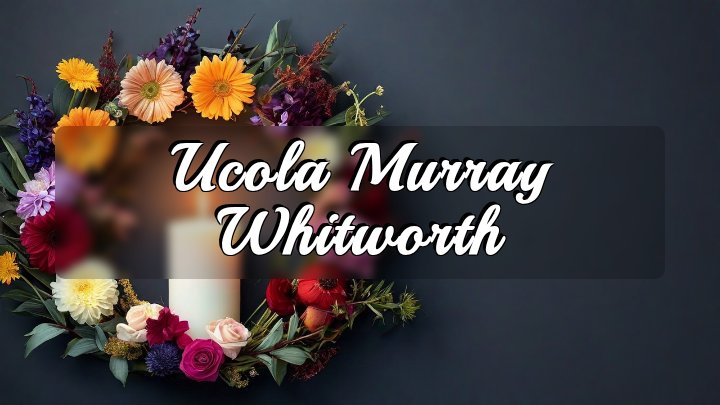 Ucola Murray Whitworth, 2000 block of Madre Place, Greensboro
